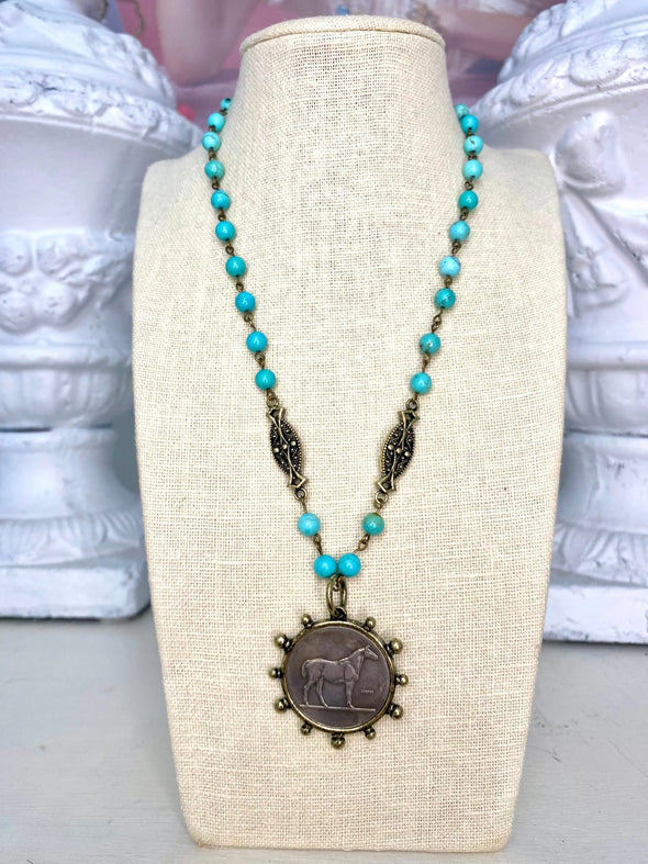 Arizona Turquoise  Necklace - Image #1