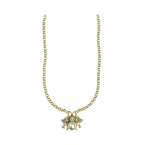 Queen Bee Long Necklace - Gold - Image #1