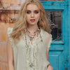 Clover Pearl Necklace - Image #2