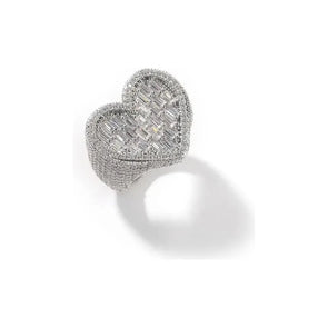 Heart CZ Crystal Ring - Image #3