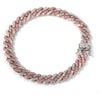 brave spirit chain bracelet - pink