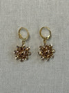 Daisy Taupe Earrings - Image #1