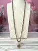 Bienvenue Bee  Necklace - Grey Moonstone - Image #1