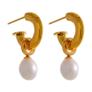 Pearl Earrings - Image #1