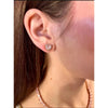 Heart Pave Studs - Silver - Image #3