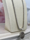 Victory Angel CZ Long Necklace