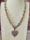 Spike Heart Necklace