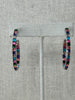 Set Her Apart Swarovski Crystal Hoops - Multi