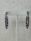 Set Her Apart Swarovski Crystal Hoops - Multi