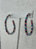 Set Her Apart Swarovski Crystal Hoops - Multi