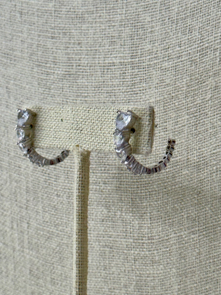 Sweet Seduction Petite Hoops - Silver