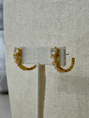 Sweet Seduction Petite Hoops - Gold