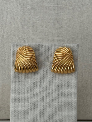 Reserved Public Image Earrings - Gold