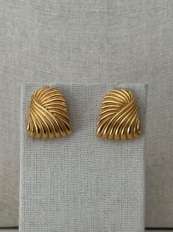Reserved Public Image Earrings - Gold