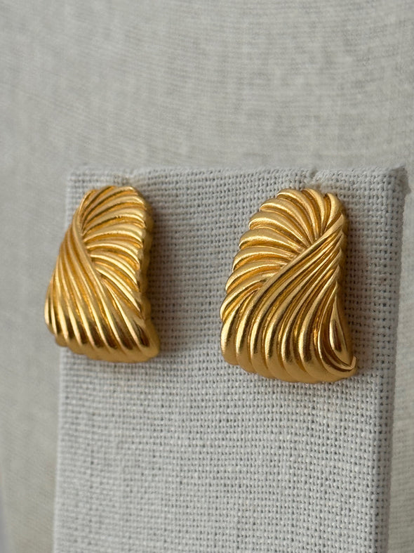 Reserved Public Image Earrings - Gold