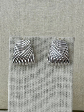 Reserved Public Image Earrings - Silver