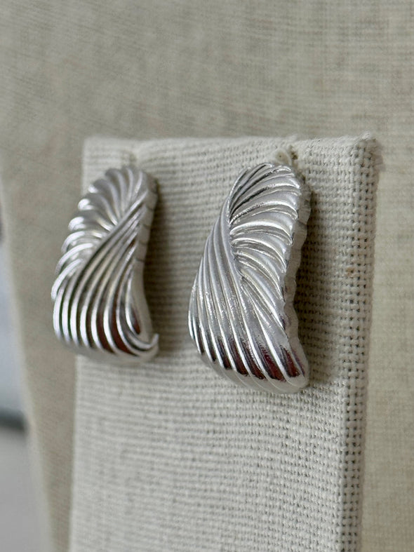Reserved Public Image Earrings - Silver