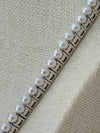 Quiet Elegance Pearl Tennis Necklace