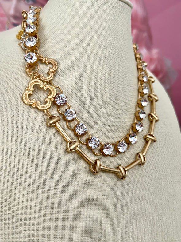 Class and Sass Necklace - Gold