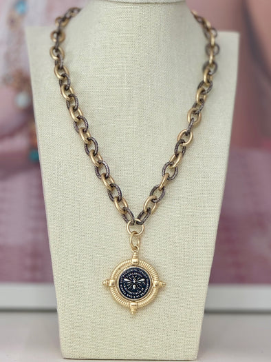 French Bee Necklace