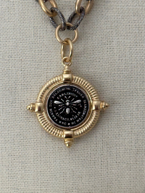 French Bee Necklace