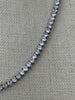 Quiet Glamour CZ Tennis Necklace - Silver