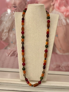 Joyous Multi Gemstone - Long Necklace