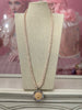 Sacred Heart Necklace - Rose Gold