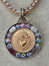 Sacred Heart Necklace - Rose Gold