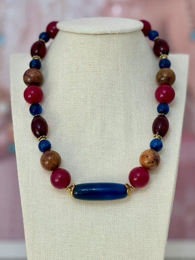 Deliberate But Effortless Gemstone Necklace