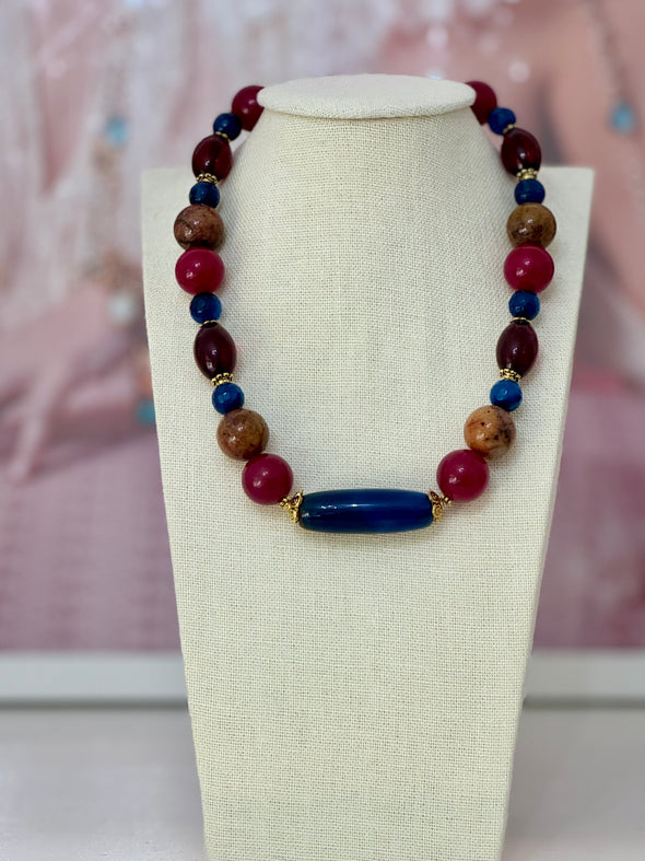 Deliberate But Effortless Gemstone Necklace
