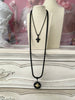 Black Jewel Cross Necklace