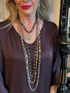 Fleur De Lis Long  Necklace