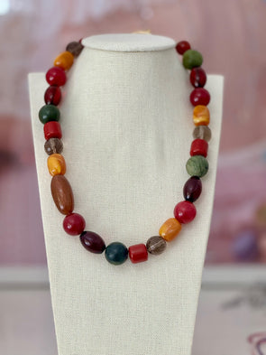 Joyous Multi Gemstone Necklace - Short