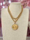 Victory Angel Necklace - Gold