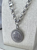 Belgium Crest & Stallion Coin Necklace