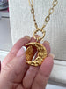 Crescent Moon Long Necklace