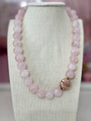 Oozed Class - Rose Quartz Stone Necklace