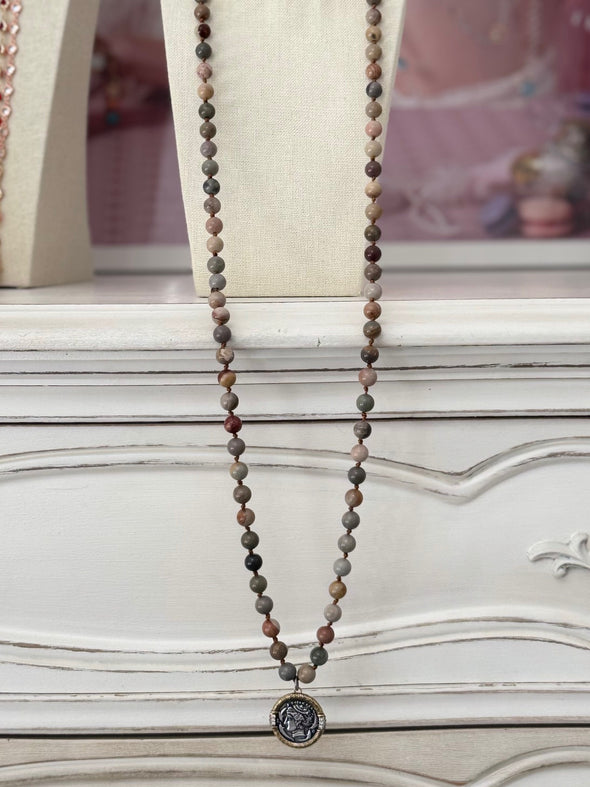 Roman Soldier Coin Necklace