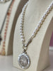 The Three Graces Necklace- White Pearl Necklace