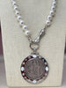 The Three Graces Necklace- White Pearl Necklace