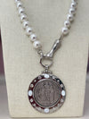 The Three Graces Necklace- White Pearl Necklace