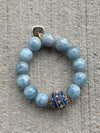 Oozed Class - Aquamarine Stone Bracelet