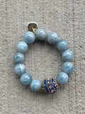 Oozed Class - Aquamarine Stone Bracelet