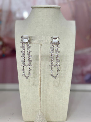 Raise Your Glass Crystal Earrings