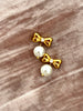 Bow Pearl Earrings