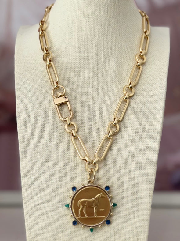 Equestrian Necklace
