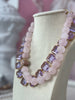 Red Carpet Swarovski Crystal Necklace - Lavendar