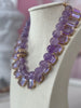 Red Carpet Swarovski Crystal Necklace - Lavendar