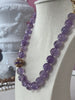 She Simply Is: Swarovski Crystal Hoops - Lavendar